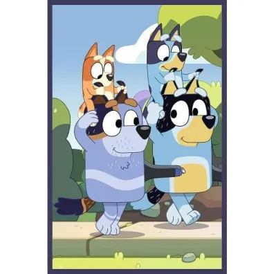 Puzzle 3x50 el. Rodzina Bluey Trefl