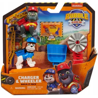 Zestaw Figurek Charger i Wheeler Rubble i jego Ekipa