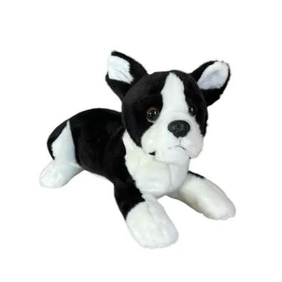 Pies boston terrier le��cy 28cm Dubi