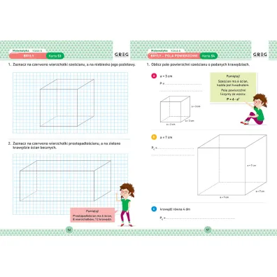 Matematyka. Karty pracy w szkole i w domu. Klasa 6