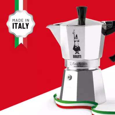 Bialetti Kawiarka Moka Express 3tz 130 ml GRATIS