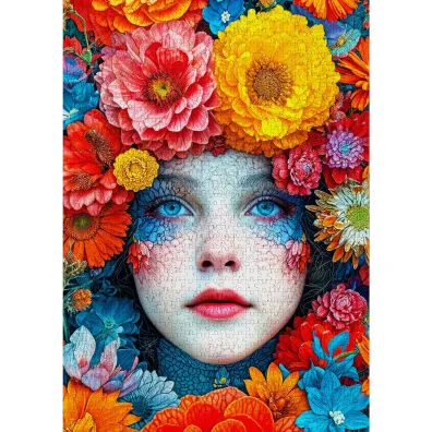 Puzzle 1000 Kwiatowy makija� Enjoy