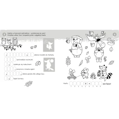 Zgadywanie-doklejanie. Krzy��wki