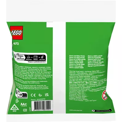 LEGO Minecraft Steve i ma�a panda 30672
