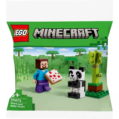 LEGO Minecraft Steve i mała panda 30672