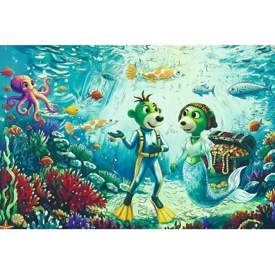 Puzzle Magia g��bin 100 el. Inspired By Art Rodzina Treflik�w 16565