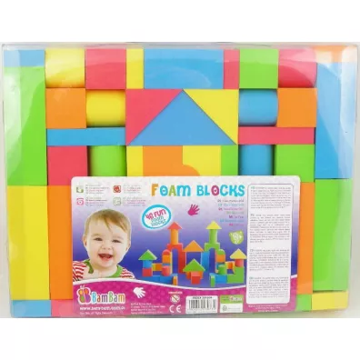 Klocki pianka 46 element�w BAM BAM 301694 - Bam Bam