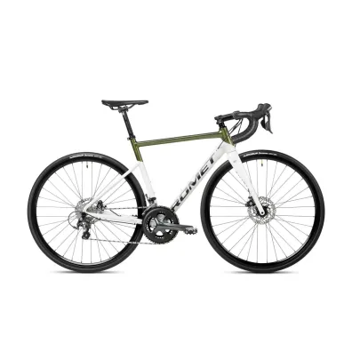Romet Rower szosowy HURAGAN 4 2024 zielono-bia�o-grafitowy 58 XL