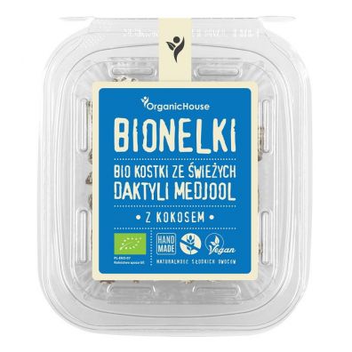 Bionelki Daktyle z wirkami kokosowymi bezglutenowe 80 g Bio