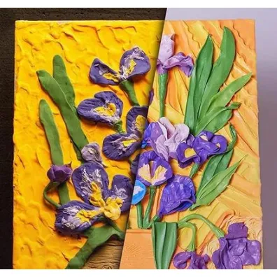 Sensory Art Okto Zestaw kreatywny - Irysy 30x40 cm