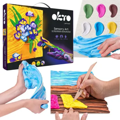 Sensory Art Okto Zestaw kreatywny - Irysy 30x40 cm