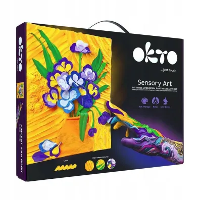 Sensory Art Okto Zestaw kreatywny - Irysy 30x40 cm