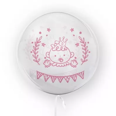Tuban Balon Dziewczynka Baby Shower 45cm