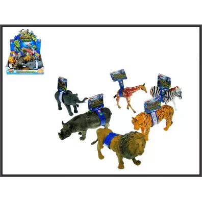 Zwierz�ta dzikie 25cm 6 rodzaj�w