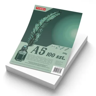 Tobby Papier Brystol A5 100 ark. 300g