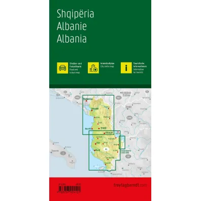 Mapa Albania 1:150 000