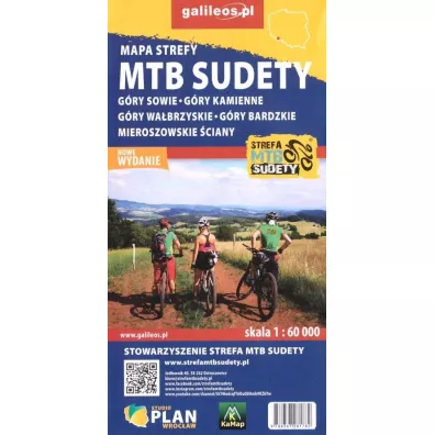 Mapa Strefy MTB Sudety - trasy rowerowe -2023