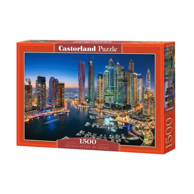 Puzzle 1500 el. Wie�owce Dubaju Castorland