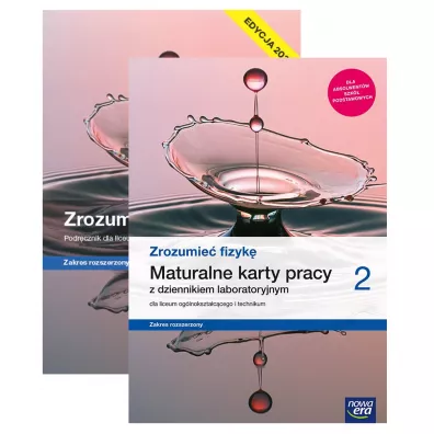 Zrozumie� fizyk� 2. Podr�cznik i maturalne karty pracy z dziennikiem laboratoryjnym. Liceum og�lnokszta�c�ce i technikum. Zakres rozszerzony - Joanna Borgensztajn, Krzysztof Byczuk, Marcin Braun, El�bieta W�jtowicz, Agnieszka  Byczuk, Piotr Toma