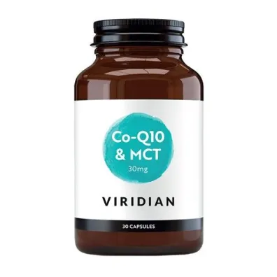 Viridian Koenzym Q10 30mg z MCT Suplement diety 30 kaps.
