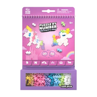 Puzzle By Number 125 el. Activity Pad Bajkowy Plus-Plus
