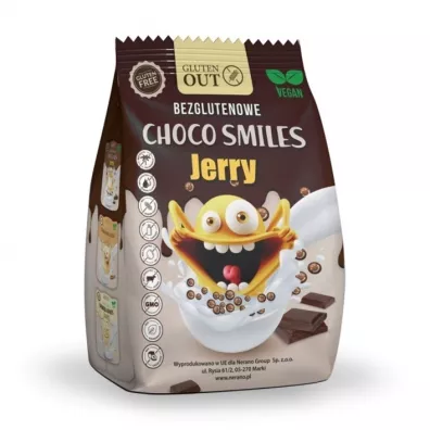 Jerry Chrupki zbo�owe kakaowe smiles bezglutenowe 375 g