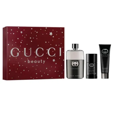 Gucci Zestaw Guilty Pour Homme Woda toaletowa + �el pod prysznic + Antyperspirant 90 ml + 50 ml + 75 ml