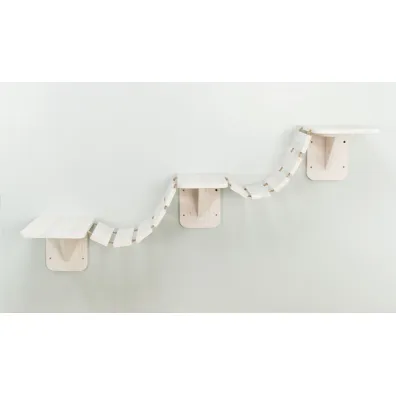 Trixie Mostek, dla kota, do monta�u na �cianie, bia�y, 150 x 30cm