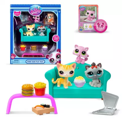 Littlest Pet Shop Podwieczorek z 3 figurkami seria 3 LPS00636