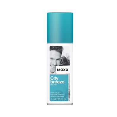 Mexx City Breeze For Him Dezodorant w sprayu glass 75 ml