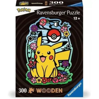 Puzzle drewniane 300 el. Pokemon Ravensburger