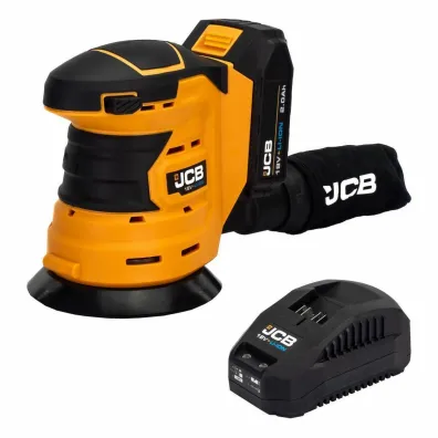 Jcb Szlifierka mimo�rodowa 18v 125mm 1x2,0ah torba