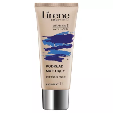 Lirene Nature Matte podk�ad matuj�cy do twarzy 12 Naturalny 30 ml
