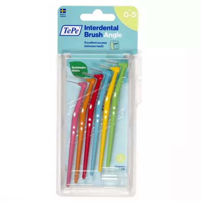 TePe Szczoteczki mi�dzyz�bowe zestaw startowy mix rozmiar�w 0,4-0,8mm 6 szt.