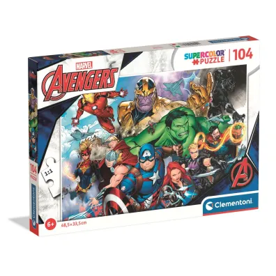 Puzzle 104 el. SuperColor. Avengers Clementoni