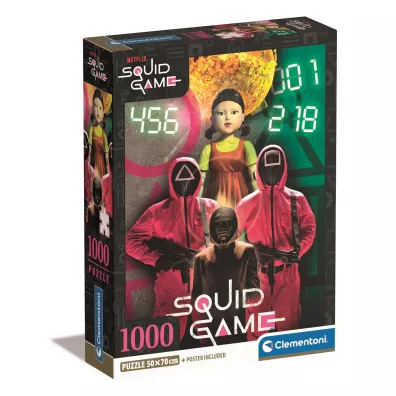 Puzzle 1000 Compact Netflix Squid Game Clementoni