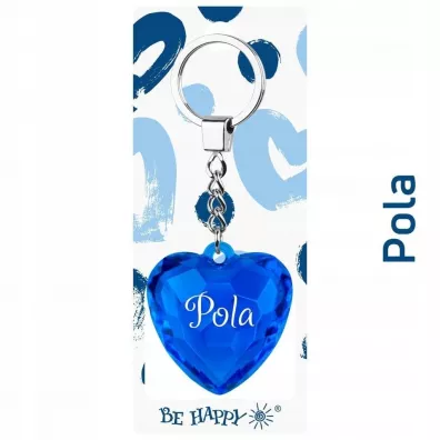 Be-Happy Gifts Brelok serce Pola