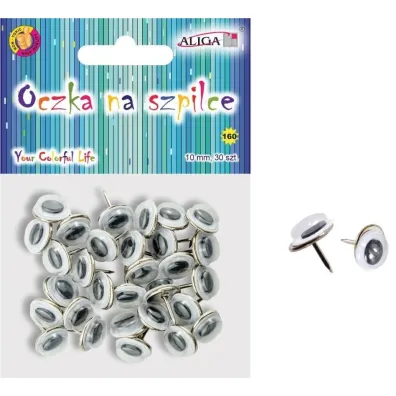 Aliga Oczka na szpilce 10mm