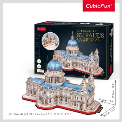 Puzzle 3D 643 el. Katedra �w. Paw�a w Londynie Cubic Fun
