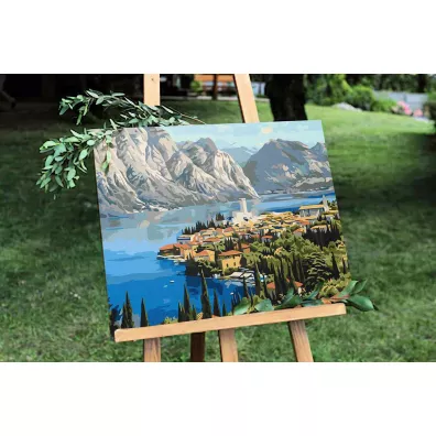 Twoje Hobby Malowanie po numerach - Miasteczko nad morzem 40x50cm