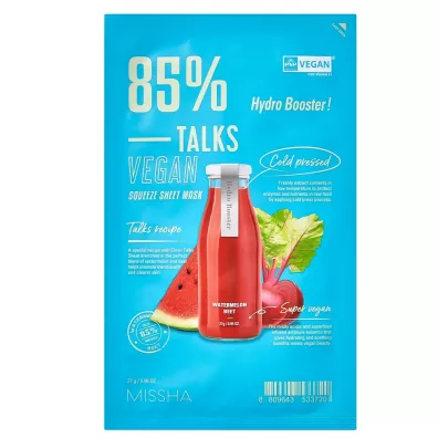 Missha Maseczka do twarzy w p�achcie na bazie ekstrakt�w z buraka i arbuza Hydro Booster 27 g