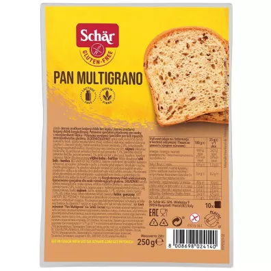Schar Chleb wieloziarnisty krojony bezglutenowy 250 g
