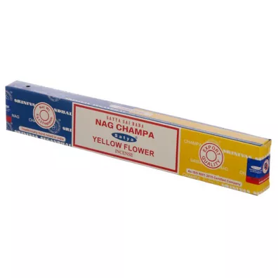 Kadzide�ka Satya Nag Champa & Yellow Flower, ��ty Kwiat