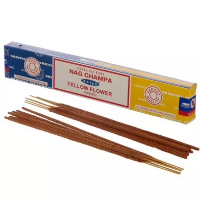 Kadzide�ka Satya Nag Champa & Yellow Flower, ��ty Kwiat