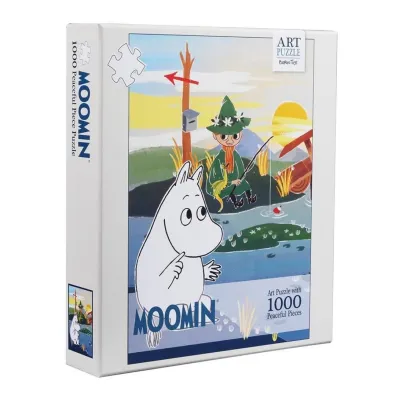 Puzzle 1000 Artystyczne Muminki Na Mo�cie Barbo Toys