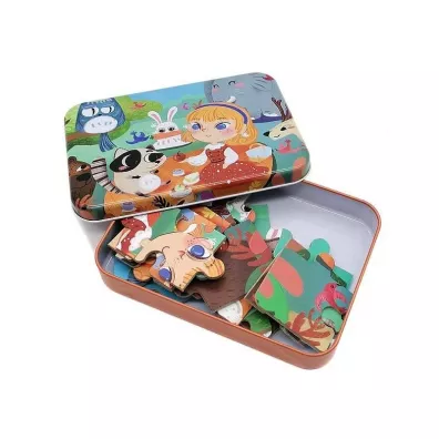 Puzzle 22 el. w metalowym pude�ku Adar