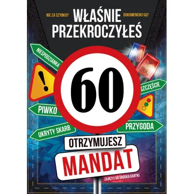 Armin Style KARNET URODZINY 60 B6 Z KOP AS GM-1273 FOL