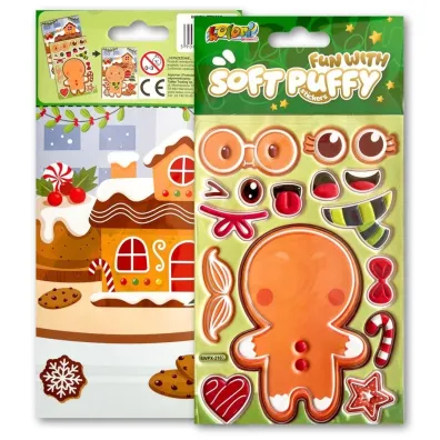 Penmate Naklejki puffy Fun with Gingerbread