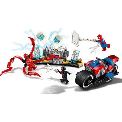 LEGO Marvel Pocig motocyklowy Spider-Mana 76113