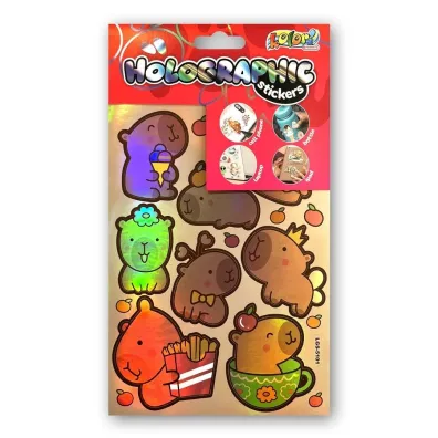 Penmate Naklejki holographic capybara Kapibara